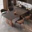 Simple Modern Rectangular Rock Slab Dining Table-107506842
