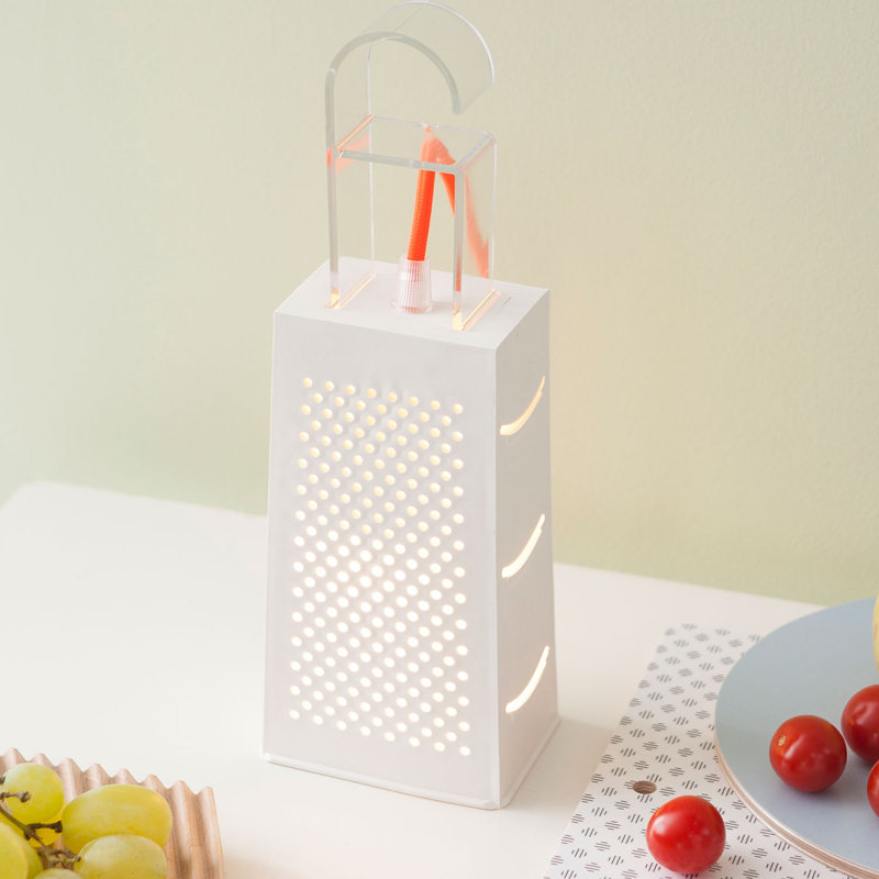 Be.pop Novelty Lamp, Fluorescent Orange/White