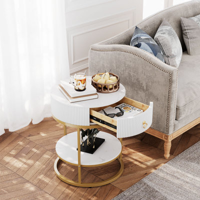 Table de bout avec rangement Frame