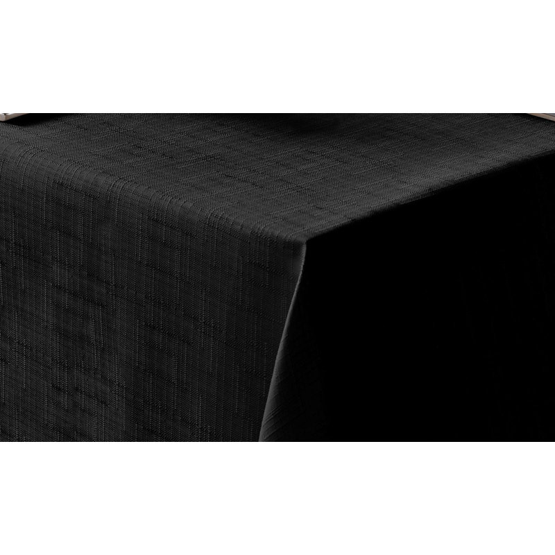 Tablecloth, 135cm W x 180cm D, Black