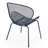 Andrighetti Outdoor Metal Mesh Shell Chairs-615870364