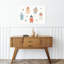 Happy Winter Kids Playful Abstract Contemporary Winter Wall Art Print 1 Piece Wrapped Canvas Wall Art-1938149150