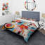 Ensemble de housse de couette Pop Art Geometric Harmony I - microfibre de polyester-110397958