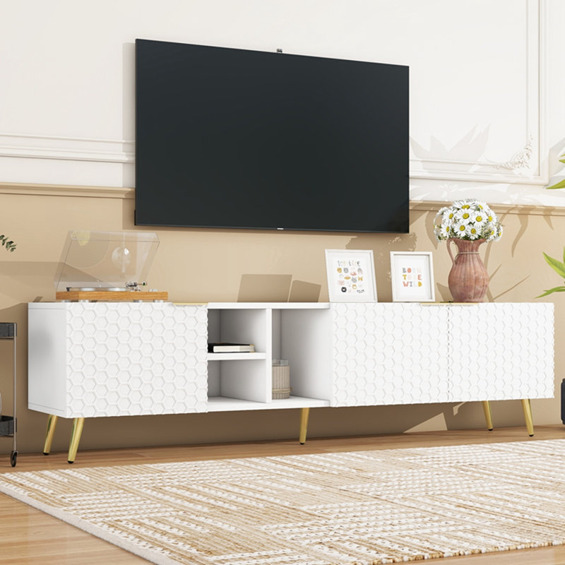 Armoire d'appoint Gigliola, Blanc