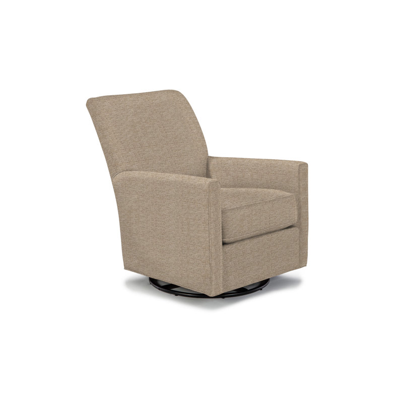 Fauteuil pivotant de 29 po de largeur Elise, Toile Sunbrella® beige antique