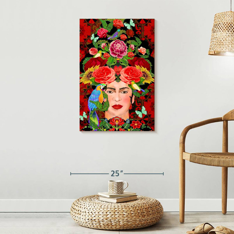 «Frida A Love Story» sur toile, H 30 po x l 20 po x P 1,25 po