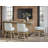 Zina Counter Height Bar with Storage and Wine Rack – English Knotty Oak