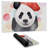 Artist panda - 14.00"x24.25" Desk mat