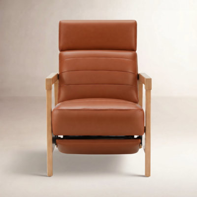 Amada 28" Genuine Leather Power Recliner