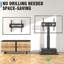 Support de plancher pivotant Latitude Run® de 32 à 65 pouces pouvant supporter jusqu'à 110 lb-2036219843