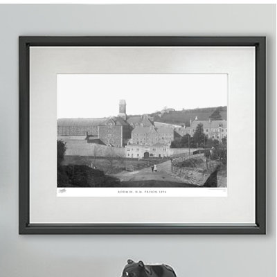Bodmin, H.M. Prison 1894 - Single Picture Frame Print on Wood