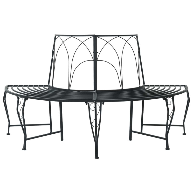Outdoor Bench, Black