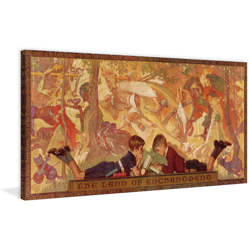 The Land Of - Wrapped Canvas Print, 57 cm H x 114 cm W