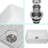 White 30 Inch Apron - Front Ceramic Reversible Single Bowl Kitchen Sink, Simple To Clean, 304 Stainless Steel Dish Grid And Basket Strainer, Performance