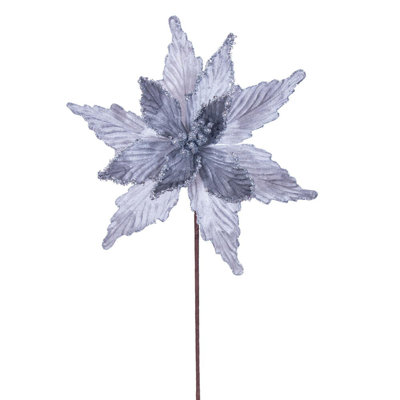 Tige de poinsettia de 21,5 po, comprend 6 pièces par sac.