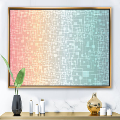 " Cubist Pastel Migration "
