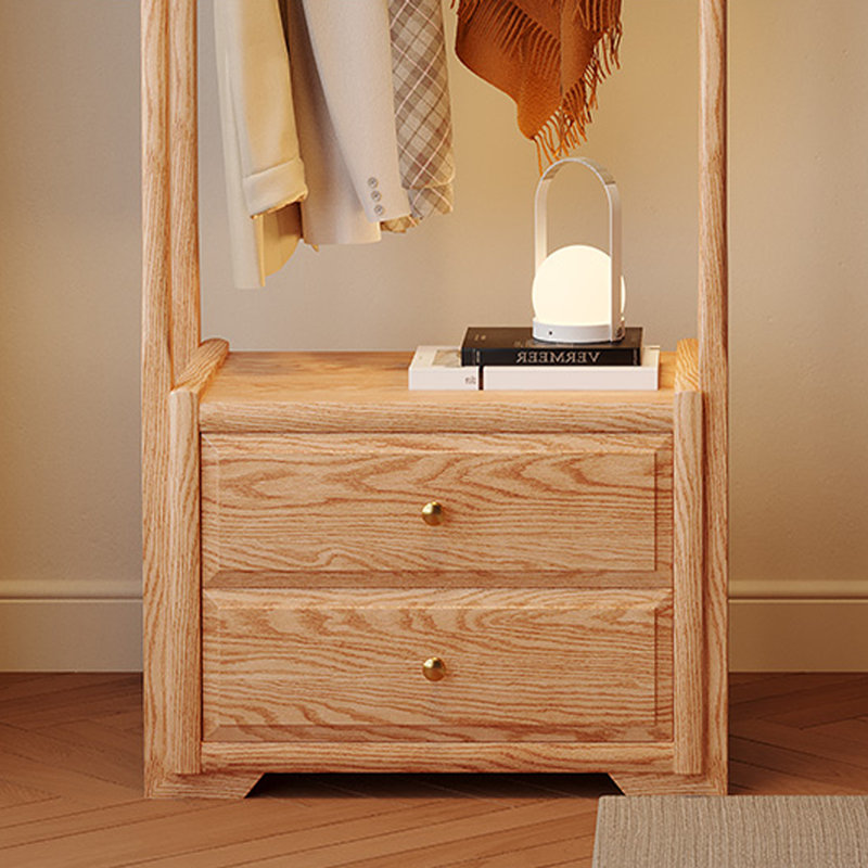 Imported Ash Coat Rack, Burlywood
