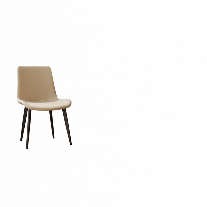 Ensemble de chaises de salle à manger, 4, Chameau