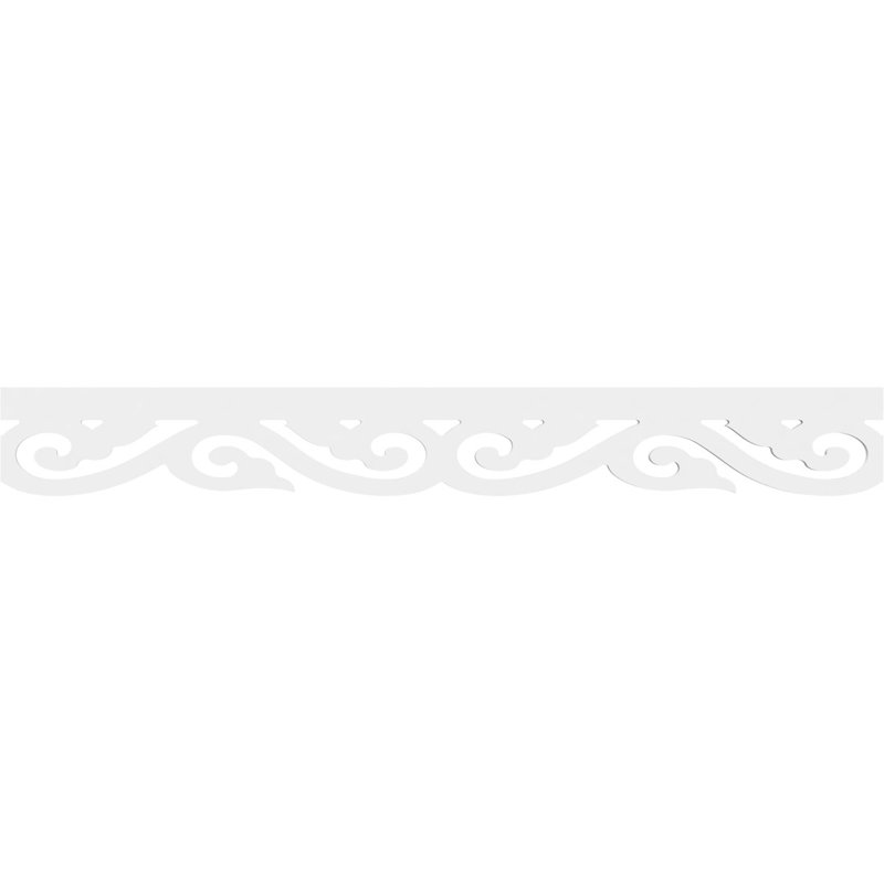 Garniture de couloir en PVC de qualité architecturale Parker, H 6 po x L 48 po x P 0,63 po