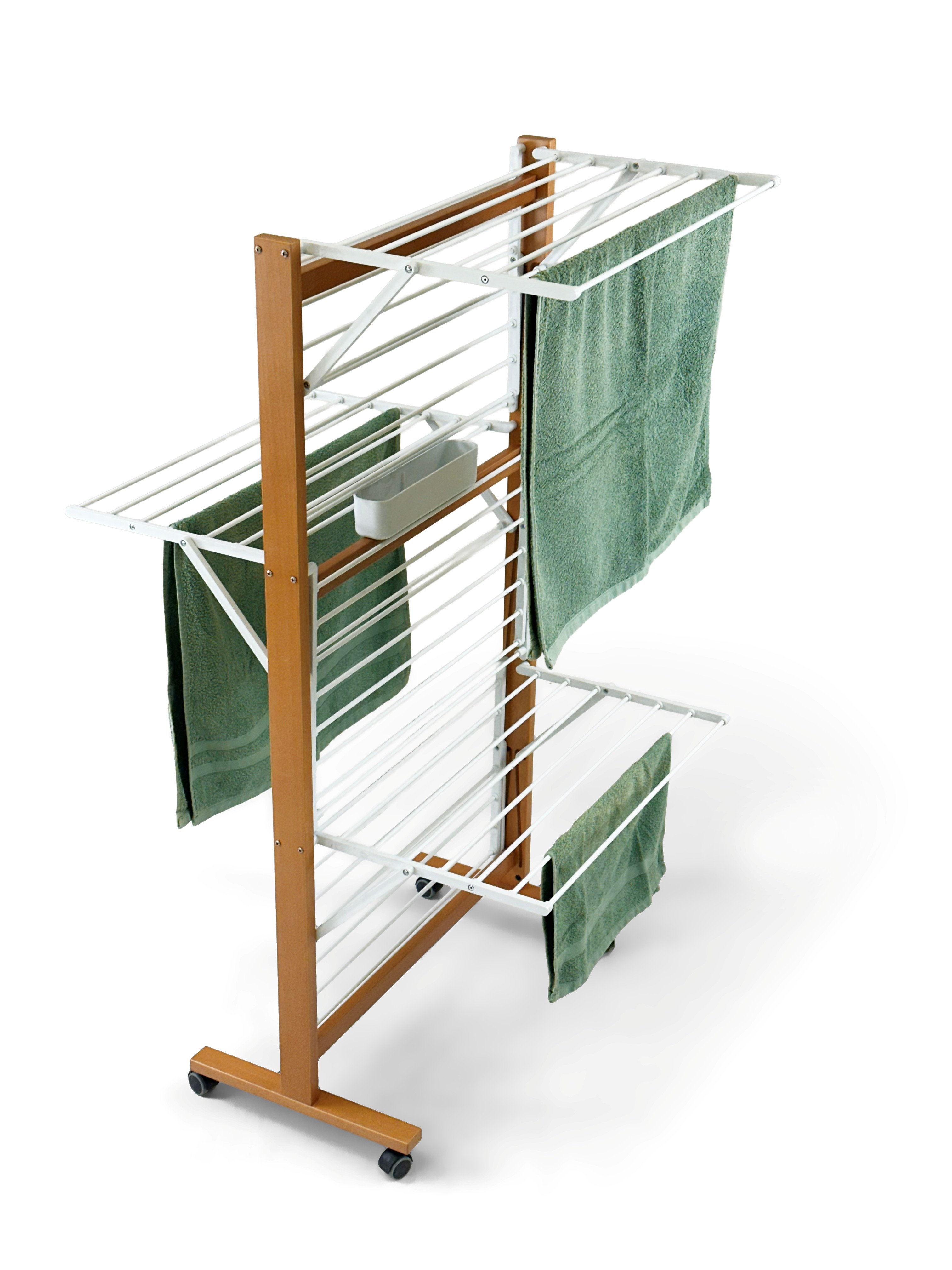 East Urban Home Drying Rack KONDOR, 25 Meters Of Hanging Wire, Clips ...