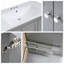 Meuble-lavabo simple 35,8 po avec plateau en résine Georgianne-843887330