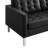 Loft Tufted Vegan Leather Loveseat-1282019274