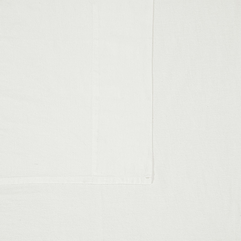 Brooklyn Loom Essential Cotton Sheet Set, White, Full Sheet Set with 2 Pillowcases