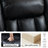 39.4'' Wide Dual Motor Zero Gravity Recliner Breathable Leather With Massage Heat Cup Holders Side Pocket and USB Port-124580136