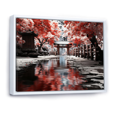 «Japon Art Red Torii Gate II», reproduction d'art sur toile