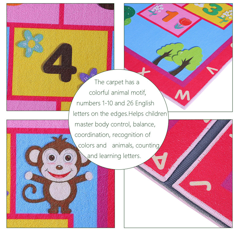 Tapis de jeu Heel, Tapis de couloir 2 pi 3 po x 5 pi 3 po