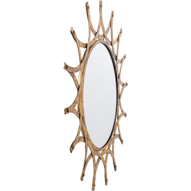 Ersun Metal Flat Wall Mirror