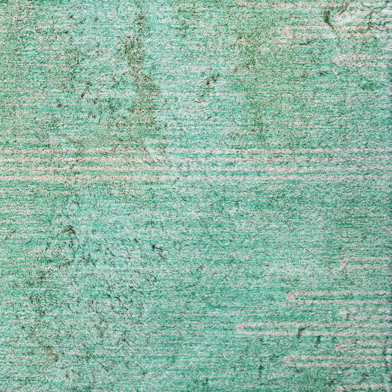 Tapis à poil long de qualité supérieure lavable à la machine ADS647, Teal, 10' x 14'