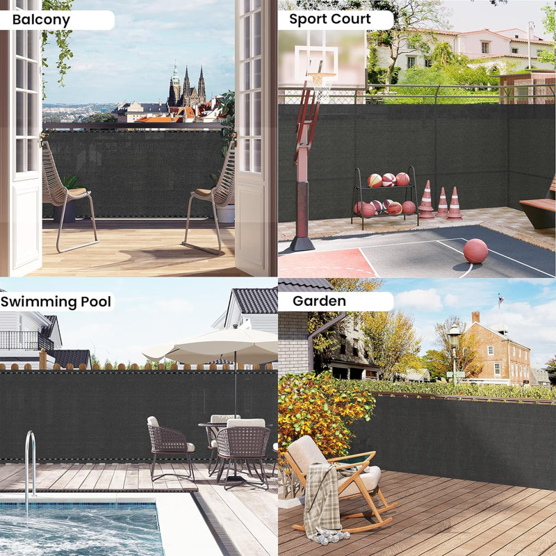 Jayvion Fence Screen Privacy, 120cm H x 2000cm W