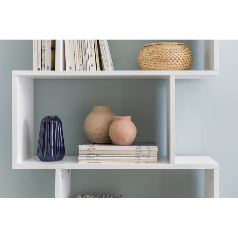 Marcantonio 190.5cm H x 70cm W Geometric Bookcase