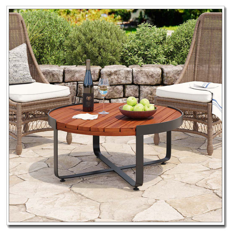 Table basse, Acajou