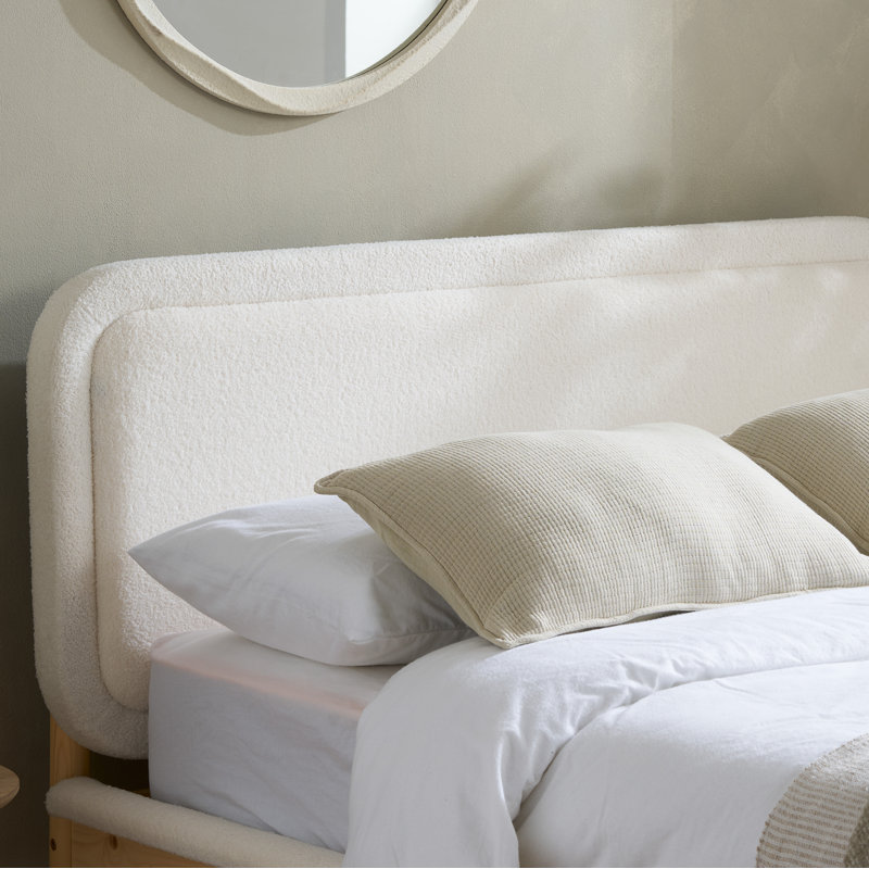 Bleboo Bed, Kingsize (5'), White