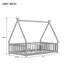 Lit simple en forme de tente, lit tipi avec garde-corps et lattes-1097293314