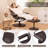 Isabelle & Max™ Reclining Chair With Ottoman Adjustable Backrest Padded Seat Footrest For Bedroom-1229433161