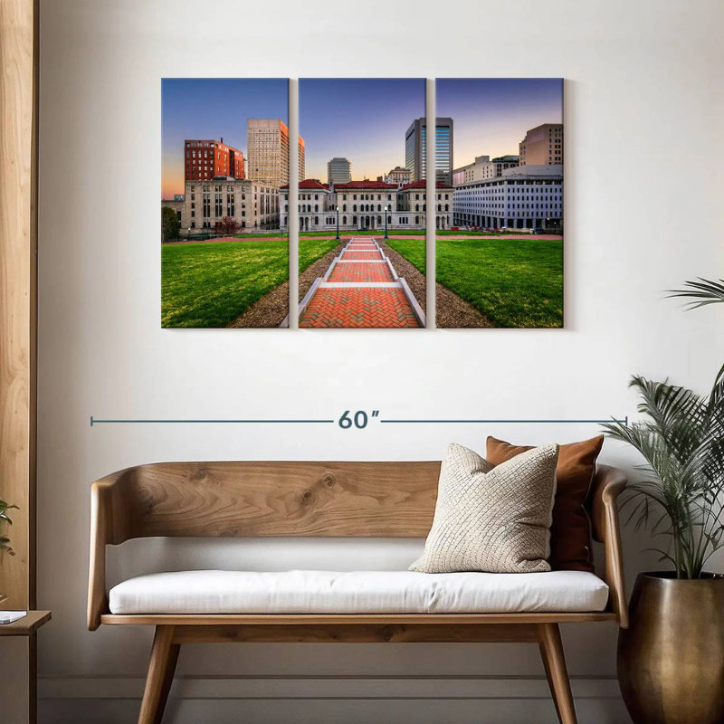 Richmond From Capitol Grounds, 28" H x 45" W