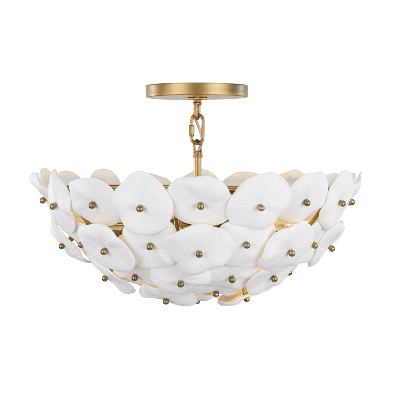 Plafonnier semi-encastré 3 lumières 22 po Coastlyn