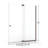 Cantour 76 in. H Pivot Frameless Shower Door with Clear Glass-15662786-15662787