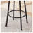 Jazire Counter Stool with Metal Frame