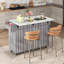 Wood Kitchen Island-1240896892