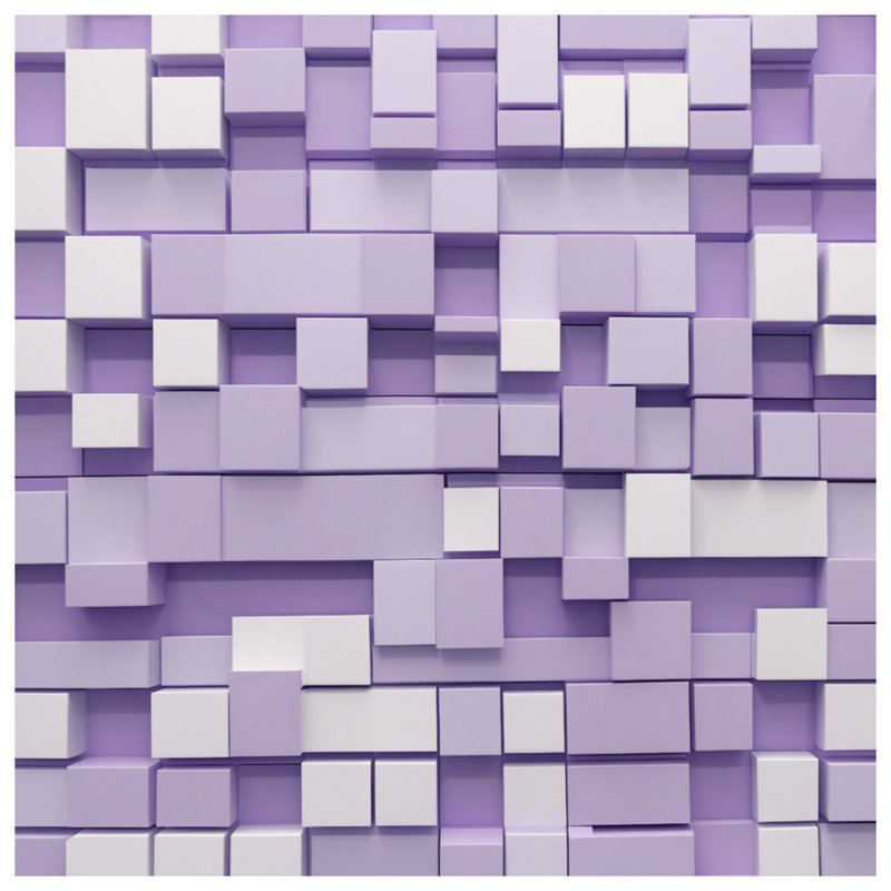 Couvertures mauves et blanches, 60in W x 80in H