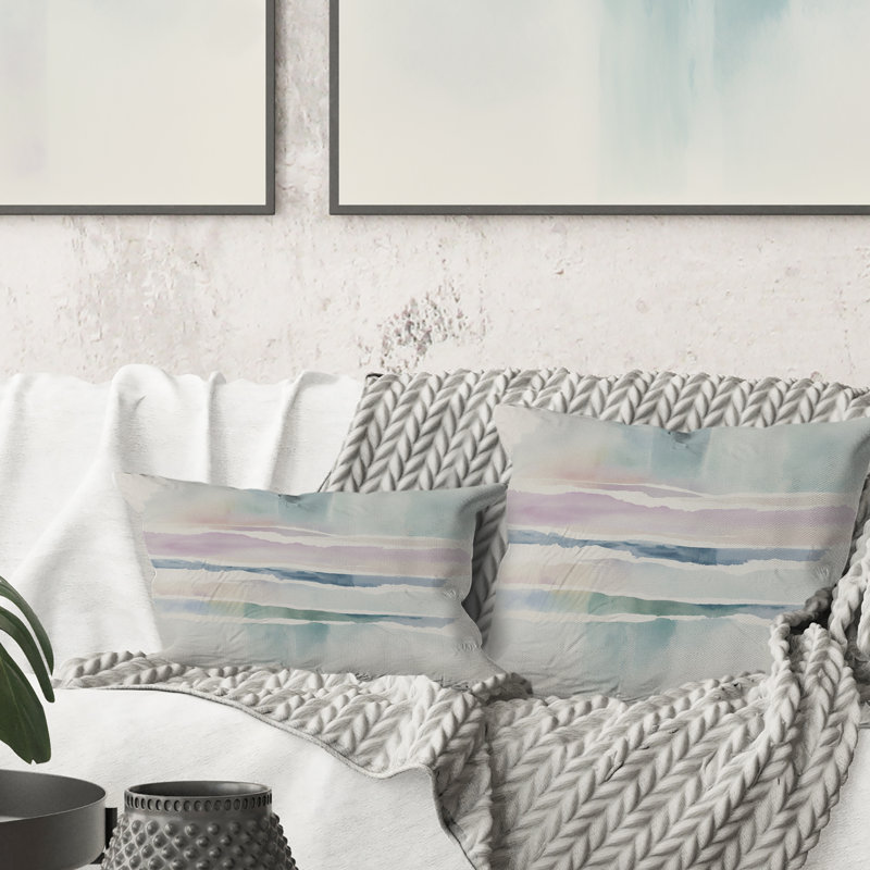 Coussin Quietude In Mute Pastel III - Abstract Abstract