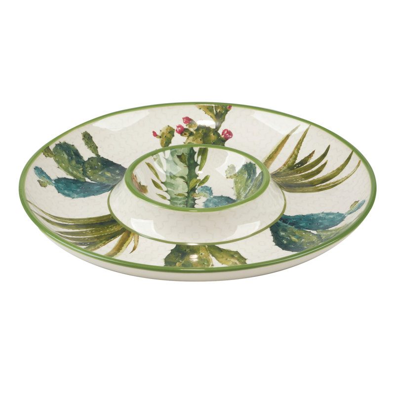 Cactus Verde Chip & Dip 13.75"