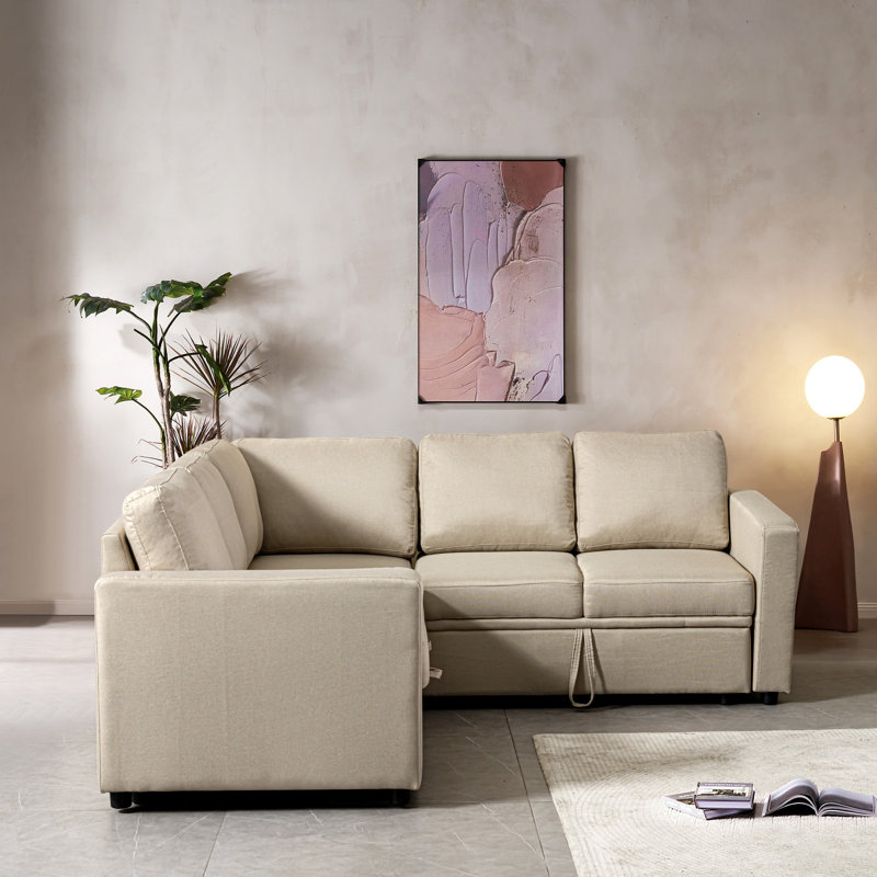 Canapé-lit modulaire, Beige