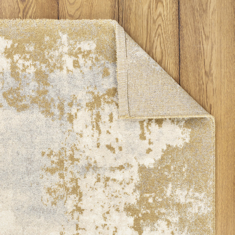 Ambarvale Abstract Wool Area Rug, Rectangle 80 x 140cm