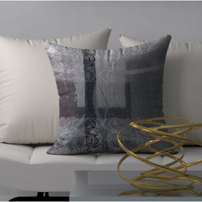 Glitter Kissable Square Pillow Cover & Insert