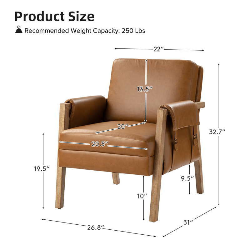 Fauteuil Arhiana, Chameau